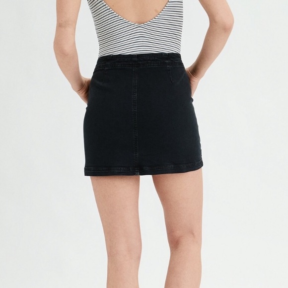 AE Denim X High-Wasted Denim Skirt - Picture 2 of 7